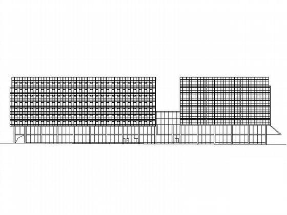 9层商业综合楼建筑CAD施工图纸(卫生间大样图) - 1