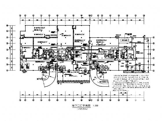 9层商业综合楼建筑CAD施工图纸(卫生间大样图) - 2