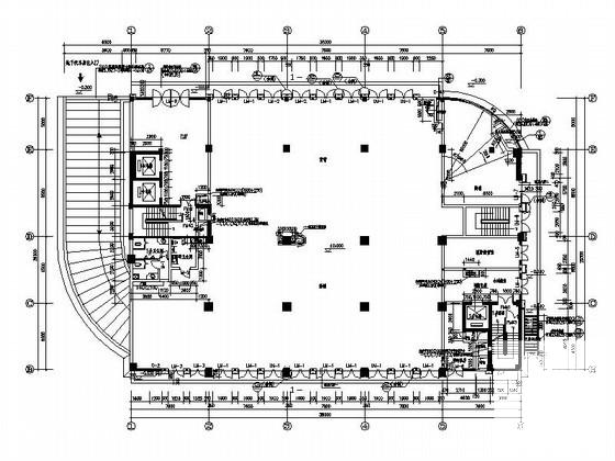 14层科技大厦建筑CAD施工图纸 - 3