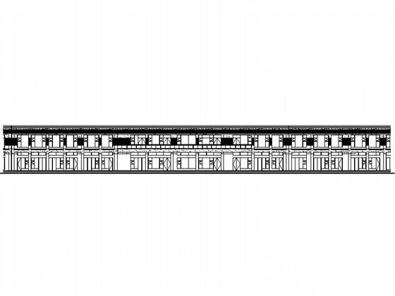 住宅区2层商铺建筑CAD施工图纸（3、4号楼） - 3