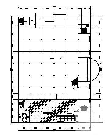 4层中标农贸市场方案设计图纸(建筑面积) - 1