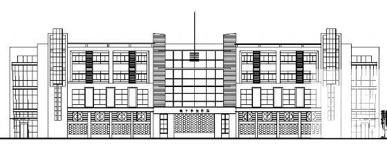 4层中标农贸市场方案设计图纸(建筑面积) - 2