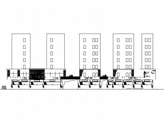 现代商业街立面装饰工程建筑CAD施工图纸 - 4