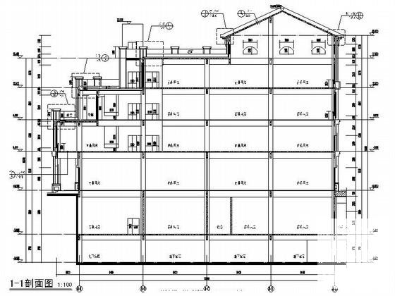 商业广场4层欧式商业建筑施工CAD图纸（6号楼）(节点详图) - 5