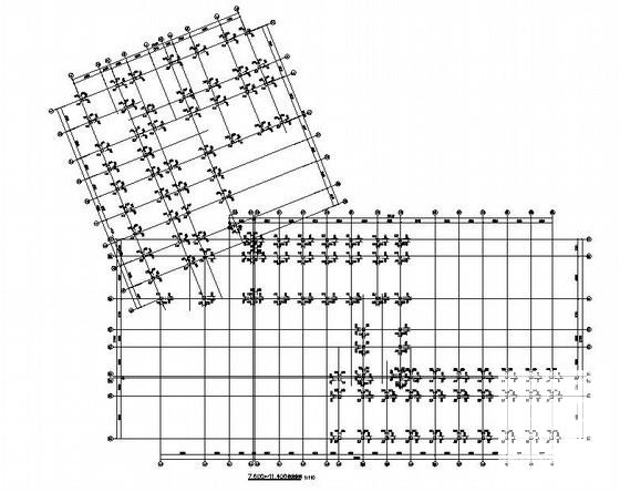 6层框架结构教学楼结构CAD施工图纸(人工挖孔桩) - 4