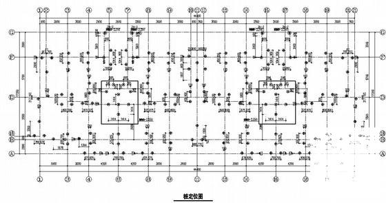 11层异形柱框架剪力墙结构住宅楼结构CAD施工图纸(预应力混凝土管桩) - 2