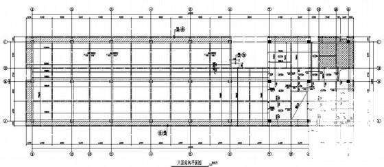 6层框架结构办公楼结构CAD施工图纸 - 3