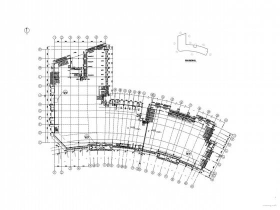 24层酒店及会议中心外立面工程建筑施工CAD图纸(隐框玻璃幕墙) - 1
