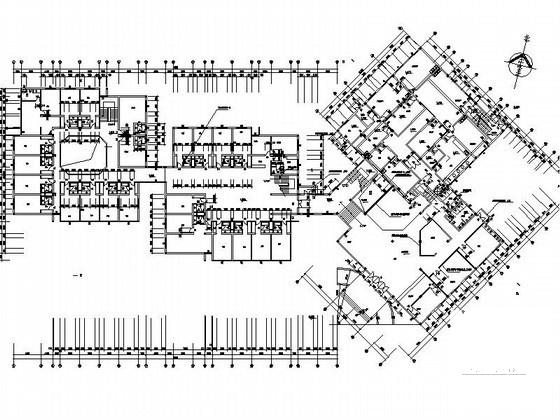 2层度假式酒店建筑CAD施工图纸(卫生间详图) - 1