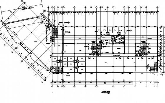 豪华12层商务大酒店建筑施工CAD图纸(女儿墙高度) - 2