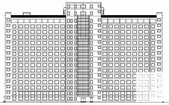 16层酒店综合楼建筑施工CAD图纸（框架结构） - 4