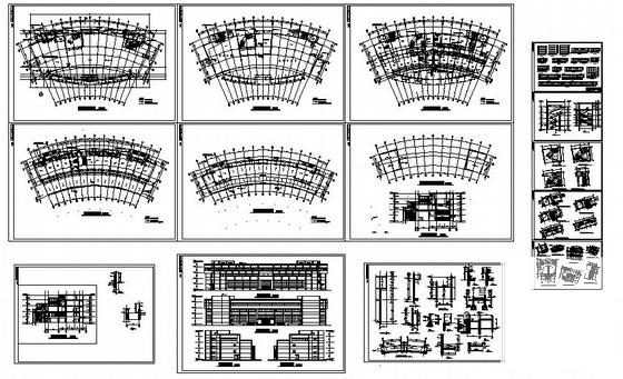 现代风格框架结构3层海滨豪华酒店建筑施工CAD图纸(卫生间详图) - 1