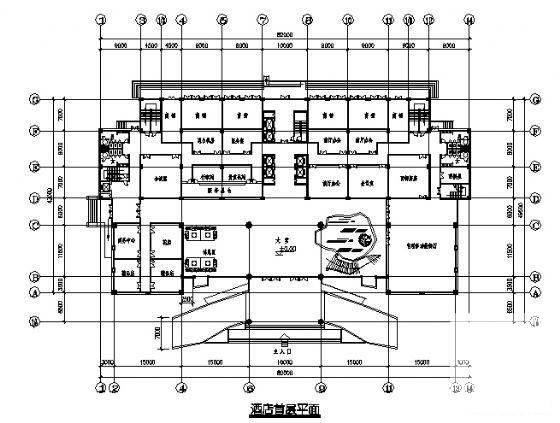 20层高层酒店建筑方案设计CAD图纸 - 3