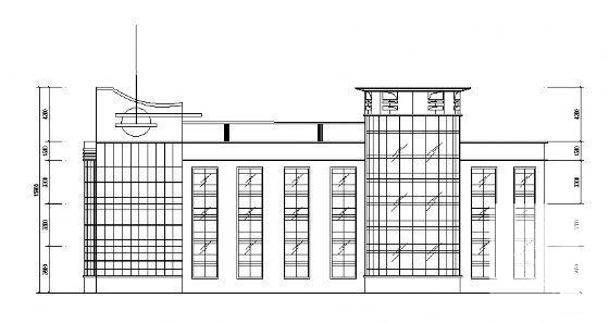 3层招待所建筑方案设计CAD图纸 - 2