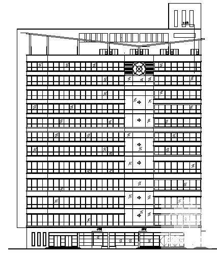 13层宾馆建筑施工CAD图纸(卫生间详图) - 2