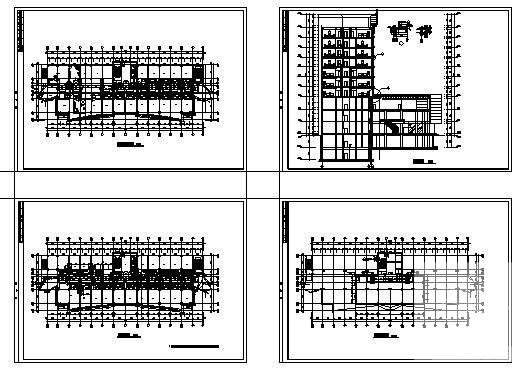 10层酒店建筑方案设计图纸（框架结构） - 3