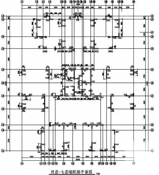 31层框支剪力墙综合楼结构CAD施工图纸 - 1