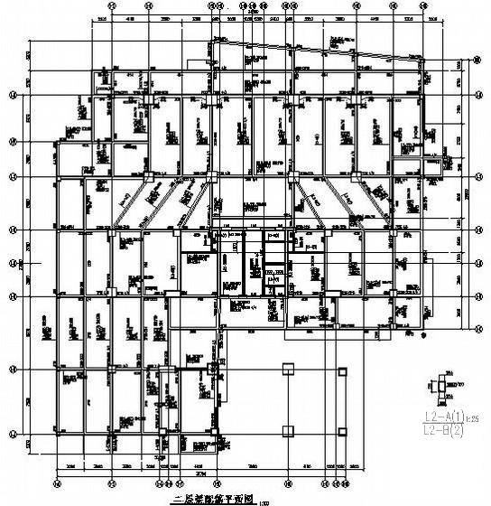 31层框支剪力墙综合楼结构CAD施工图纸 - 4