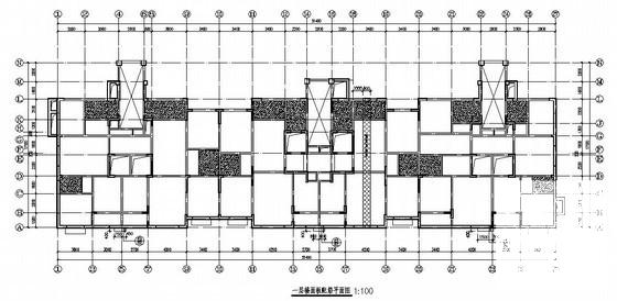 17层纯剪力墙结构住宅楼结构CAD施工图纸(梁平法配筋图) - 2