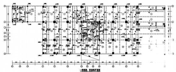 18层剪力墙结构住宅楼结构CAD施工图纸(人工挖孔桩基础) - 1