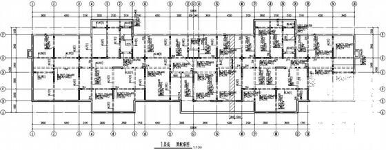 地下1层地上17层纯剪力墙安置小区结构CAD施工图纸 - 2
