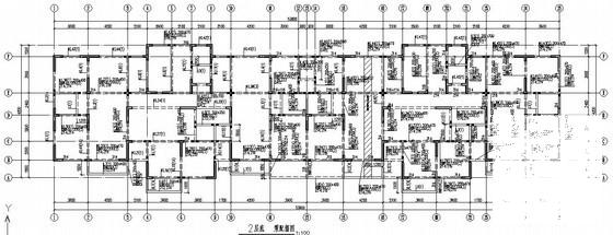 地下1层地上17层纯剪力墙安置小区结构CAD施工图纸 - 3