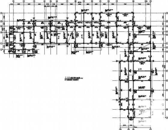 4层现浇钢筋混凝土框架结构CAD施工图纸 - 4