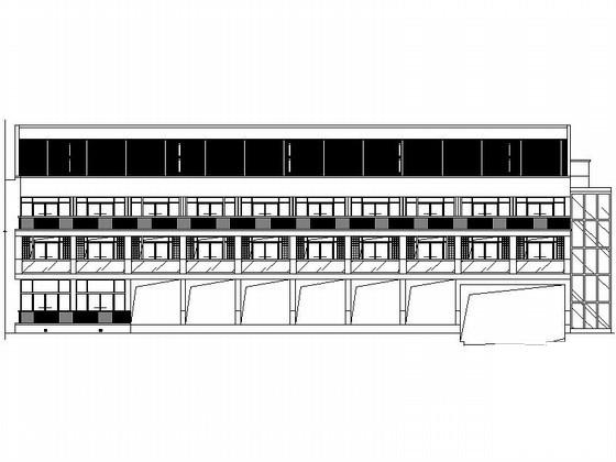 国际大酒店3层客房建筑CAD施工图纸 - 1