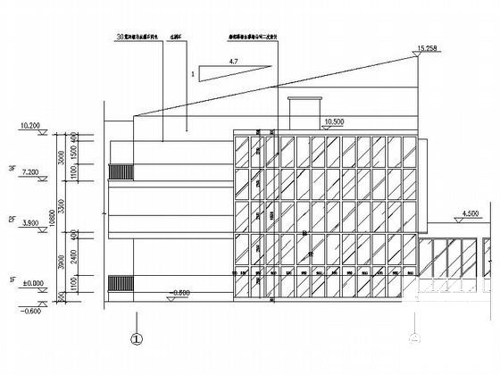 国际大酒店3层客房建筑CAD施工图纸 - 5