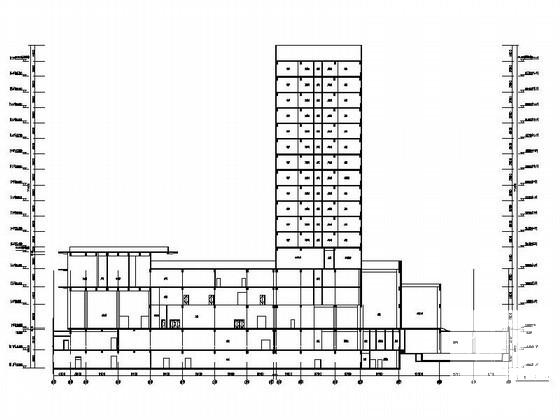 华北结算中心16层酒店建筑施工CAD图纸(卫生间详图) - 1