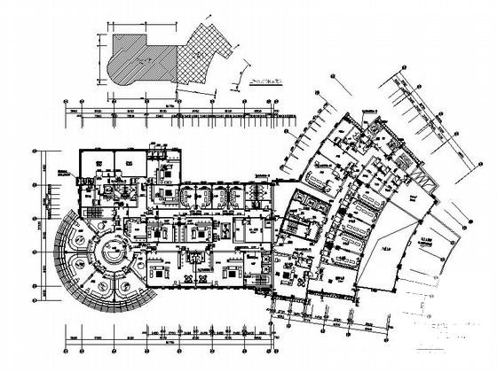 华北结算中心16层酒店建筑施工CAD图纸(卫生间详图) - 5