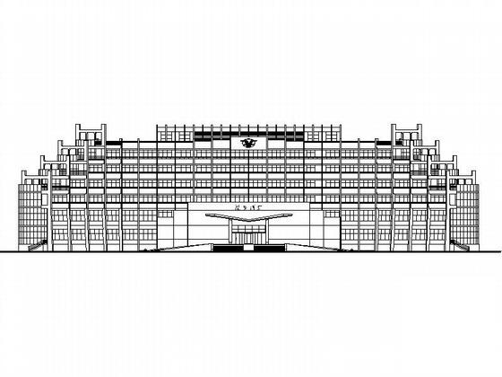 6层温泉酒店建筑CAD施工图纸 - 1