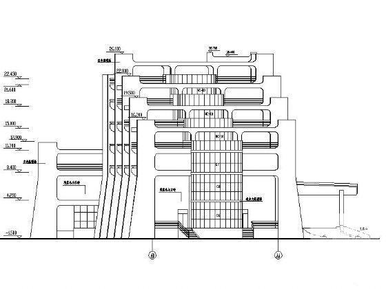 6层温泉酒店建筑CAD施工图纸 - 2