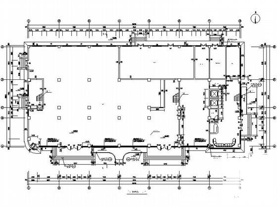 购物广场7层快捷酒店建筑施工CAD图纸(卫生间大样) - 2