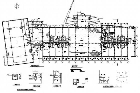 5层宾馆建筑CAD施工图纸 - 1