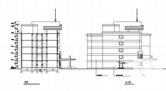 5层宾馆建筑CAD施工图纸 - 2