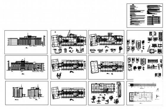 5层宾馆建筑CAD施工图纸 - 4