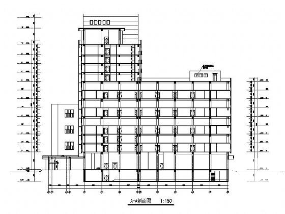 13层宾馆建筑CAD施工图纸 - 3