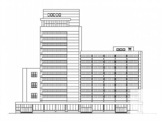 13层宾馆建筑CAD施工图纸 - 4