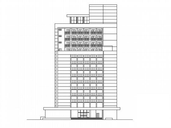 13层宾馆建筑CAD施工图纸 - 5