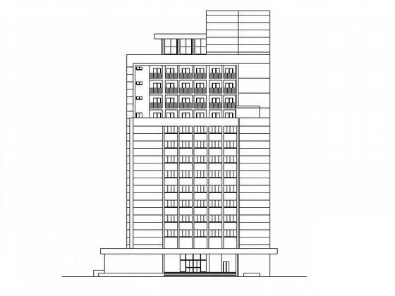 13层宾馆建筑CAD施工图纸 - 5
