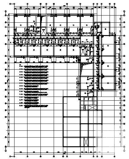 32.85m10层框架结构综合楼结构CAD施工图纸(现浇钢筋混凝土) - 2