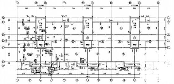 15层剪力墙结构住宅楼结构CAD施工图纸(平面布置图) - 1