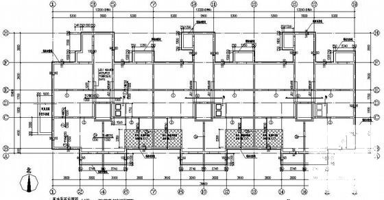 15层剪力墙结构住宅楼结构CAD施工图纸(平面布置图) - 2