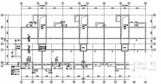 15层剪力墙结构住宅楼结构CAD施工图纸(平面布置图) - 3