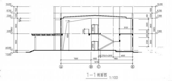 2层钢结构办公楼建筑结构施工图（装饰图纸） - 3