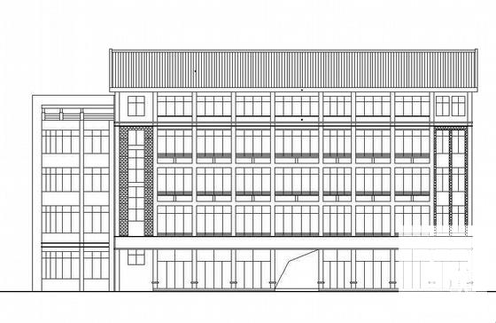 框架结构5层现代化市场综合楼建筑结构CAD施工图纸 - 4