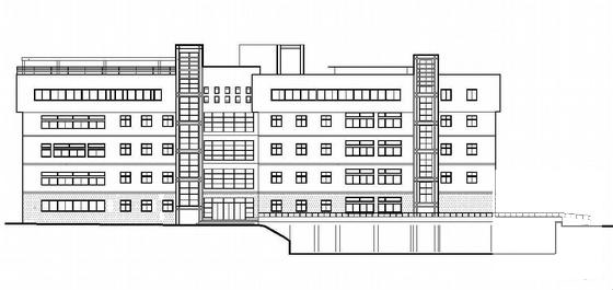 框架结构5层职业院校教学楼建筑结构CAD施工图纸 - 3