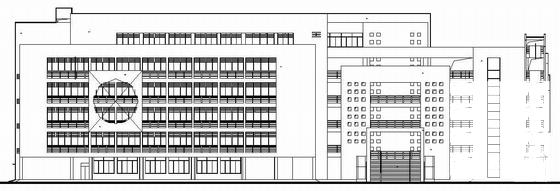 框架结构学校6层综合楼建筑结构CAD施工图纸 - 3