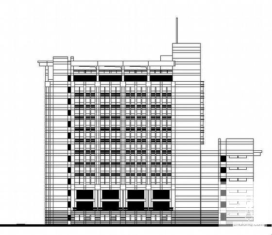 框架结构大学综合楼建筑结构CAD施工图纸(符合规范要求) - 3